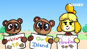 Animal Crossing Hello GIF by Mashed