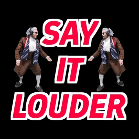 Screaming Turn Up GIF