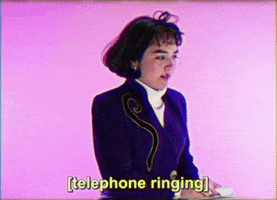 telephone ringing sazan pasori GIF by GIPHY Dating