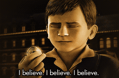 Image result for i believe polar express gif