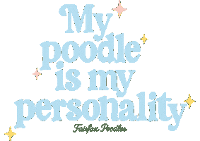 Personality Sticker by Fairfax Poodles