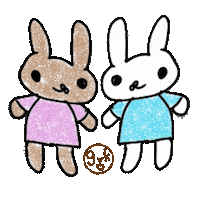 Friends Bunny Sticker