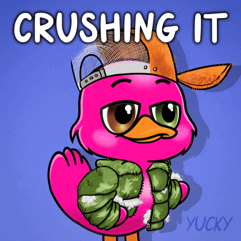 Proud Dance GIF by Yucky Ducks