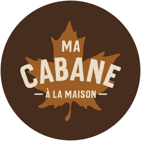 Ma cabane à la maison Sticker