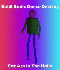 Rainbow Baldi GIF