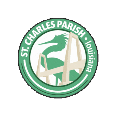 St Charles Parish Government Sticker