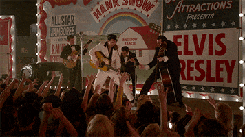 Screaming Taking Care Of Business GIF by Baz Luhrmann’s Elvis Movie