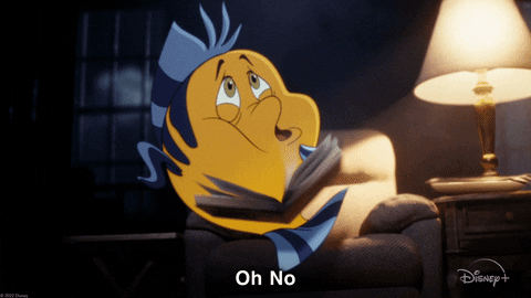 Scared Oh No GIF by Disney+ - Find & Share on GIPHY