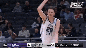 Utah State Sport GIF by NCAA March Madness