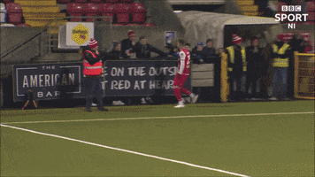 High Five Fans GIF by Cliftonville Football Club
