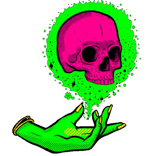 Magic Hand Sticker