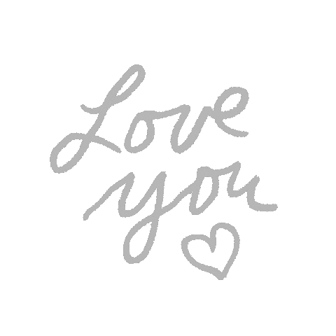 I Love You Heart Sticker by Jessica Lau