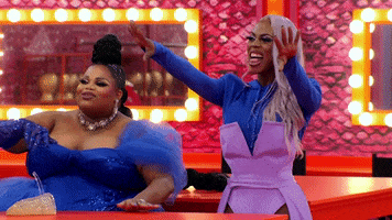 Excited Hey Girl GIF by RuPaul's Drag Race