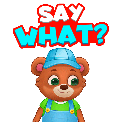 Excuse Me What Sticker by Lucas and Friends by RV AppStudios
