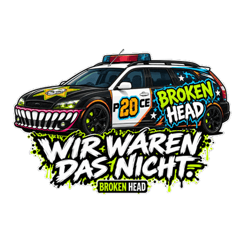 Ups Unschuldig Sticker by Broken Head