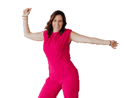 Dance Pink Sticker by Claudia Engel