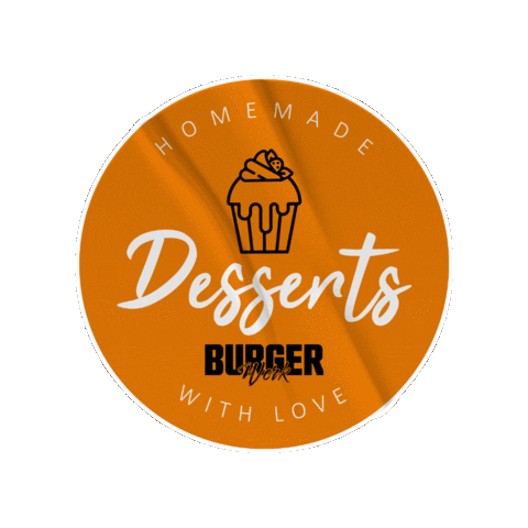 Dessert Nachtisch Sticker by BurgerWerk