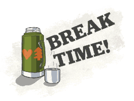 Break Time Lunch And Learn Sticker by TreeStuff