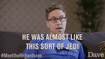 Jon Richardson Jedi GIF