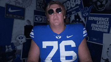 Byu Football Whatever GIF by BYU Cougars