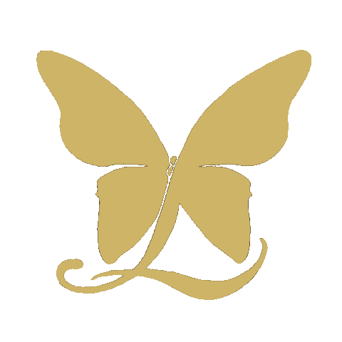 Letters Butterfly Sticker