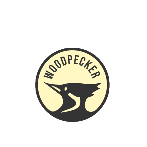 Woodpecker Family Sticker