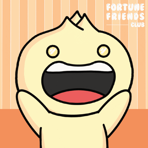 FortuneFriends_ food eat character asian GIF