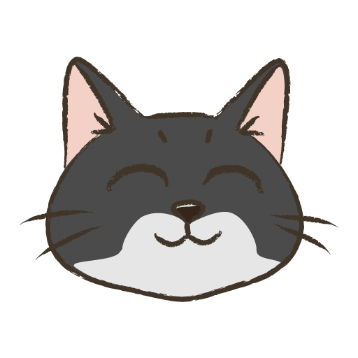 Happy Cartoon Cat Sticker