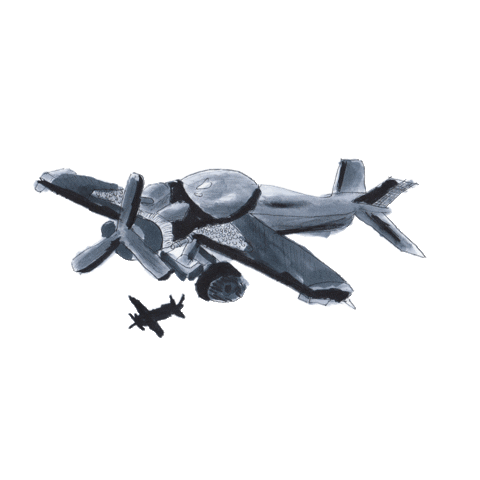 Gif Artist Flying Sticker