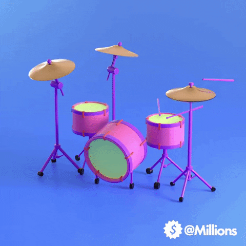 Smash Bass Drum GIF by Millions