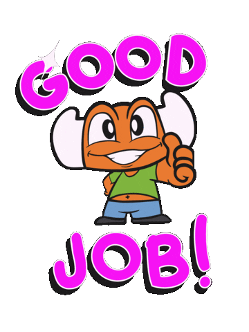 Happy Job Sticker