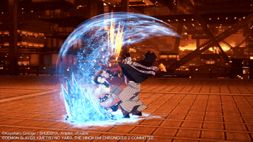 Video Game Fighting GIF by Demon Slayer: The Hinokami Chronicles 2