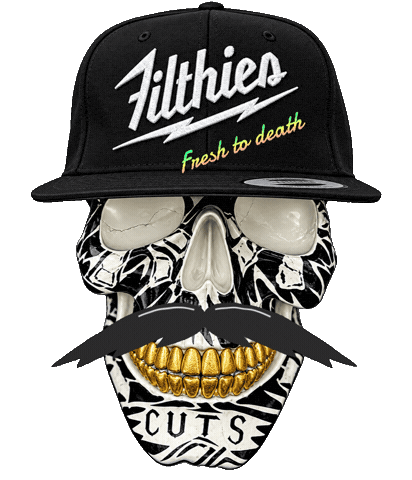 Fresh To Death Sticker by FilthiesBarbershop