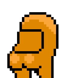 Dancing Among Us Orange GIF