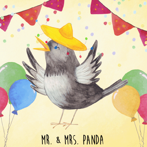Party Sombrero GIF by Mr. & Mrs. Panda