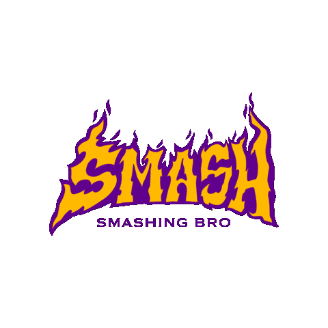 Fire Smashing Sticker