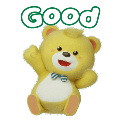 Bear Good Job Sticker by Promina Indofood
