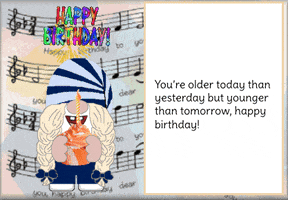 Happy Birthday Gnome GIF