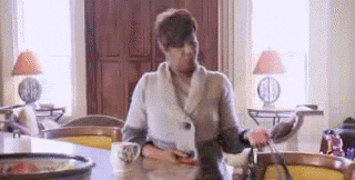 black minding my own business GIF
