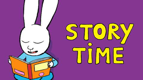Story Book Books GIF by Simon Super Rabbit