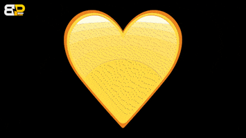 BrandPowr love heart brand yellow GIF