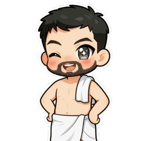 Wink Bath Time Sticker