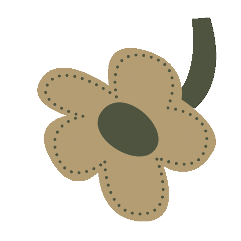 brown flower clipart