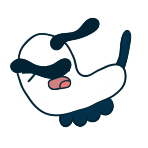 Flying Blown Away Sticker