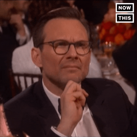 confused christian slater GIF by NowThis 