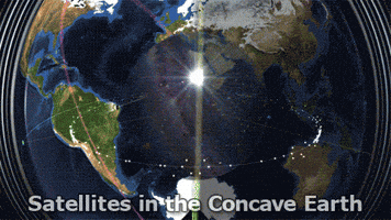 Satellites In The Concave Earth GIF