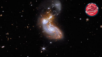 Merging James Webb GIF by ESA Webb Space Telescope
