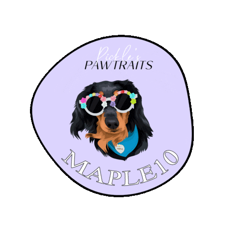 Sticker by Pickle's Pawtraits
