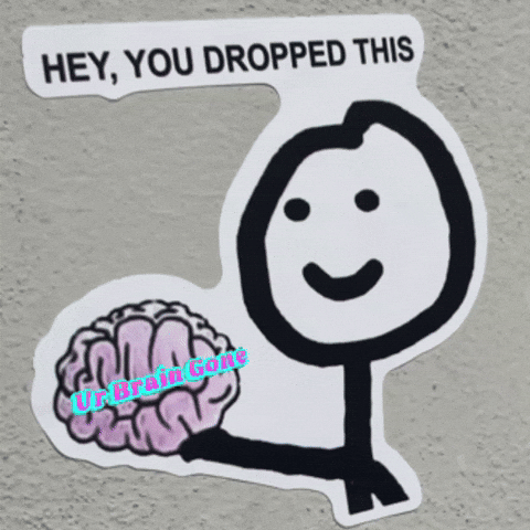 Ur Brain Gone GIF