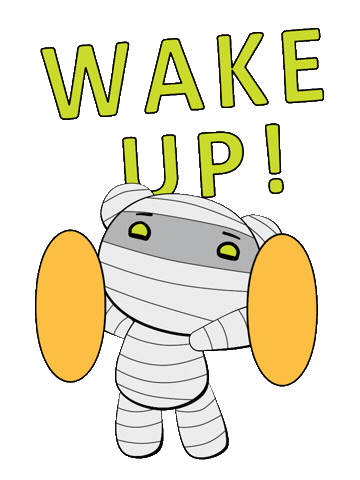 Sleepy Good Morning Sticker by DeddyBears